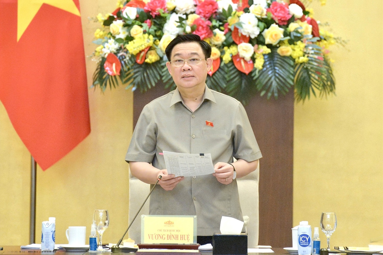 Chủ tịch Quốc hội Vương Đình Huệ: Dành ưu tiên cao nhất cho các nội dung trình Kỳ họp thứ Bảy, Quốc hội Khoá XV -0