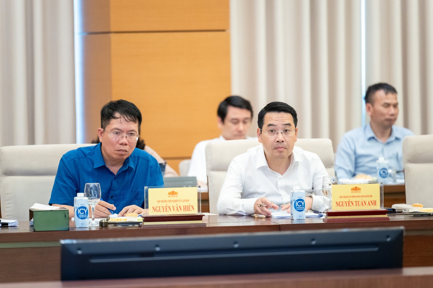 Chủ tịch Quốc hội Vương Đình Huệ chủ trì hội nghị giao ban lãnh đạo Quốc hội với các cơ quan của Quốc hội, Ủy ban Thường vụ Quốc hội -0