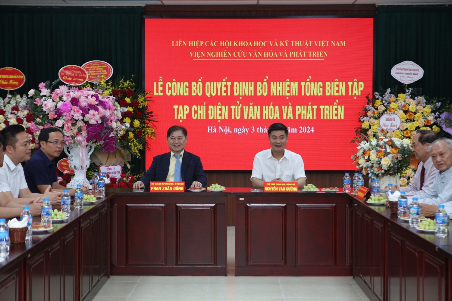 Bà Nguyễn Thị Hoa được bổ nhiệm làm Tổng Biên tập Tạp chí Văn hóa và Phát triển -0
