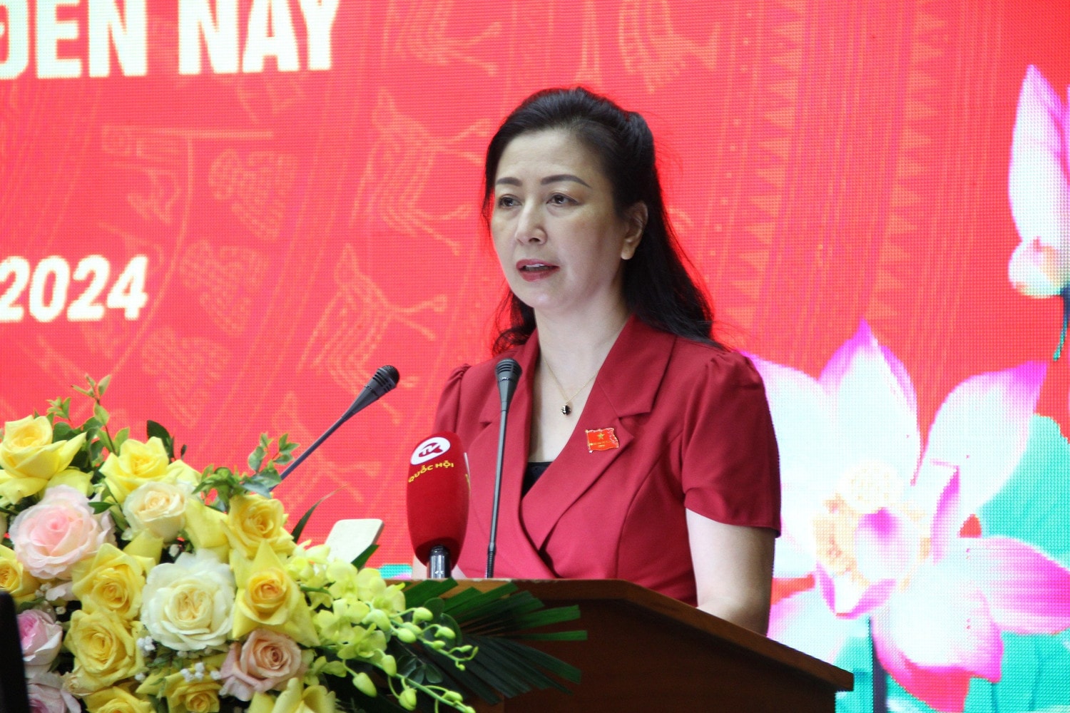 Trưởng Ban Công tác đại biểu Nguyễn Thị Thanh dự Hội nghị đánh giá tình hình triển khai, tổ chức thực hiện các nghị quyết của HĐND tỉnh Bắc Giang -0