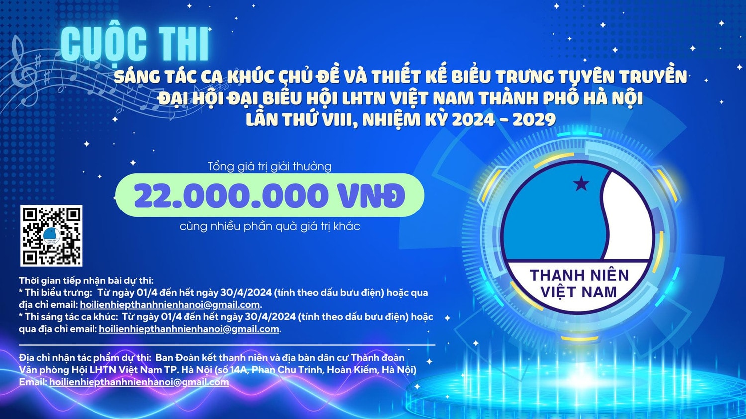Phát động cuộc thi sáng tác ca khúc chủ đề Đại hội thanh niên -0