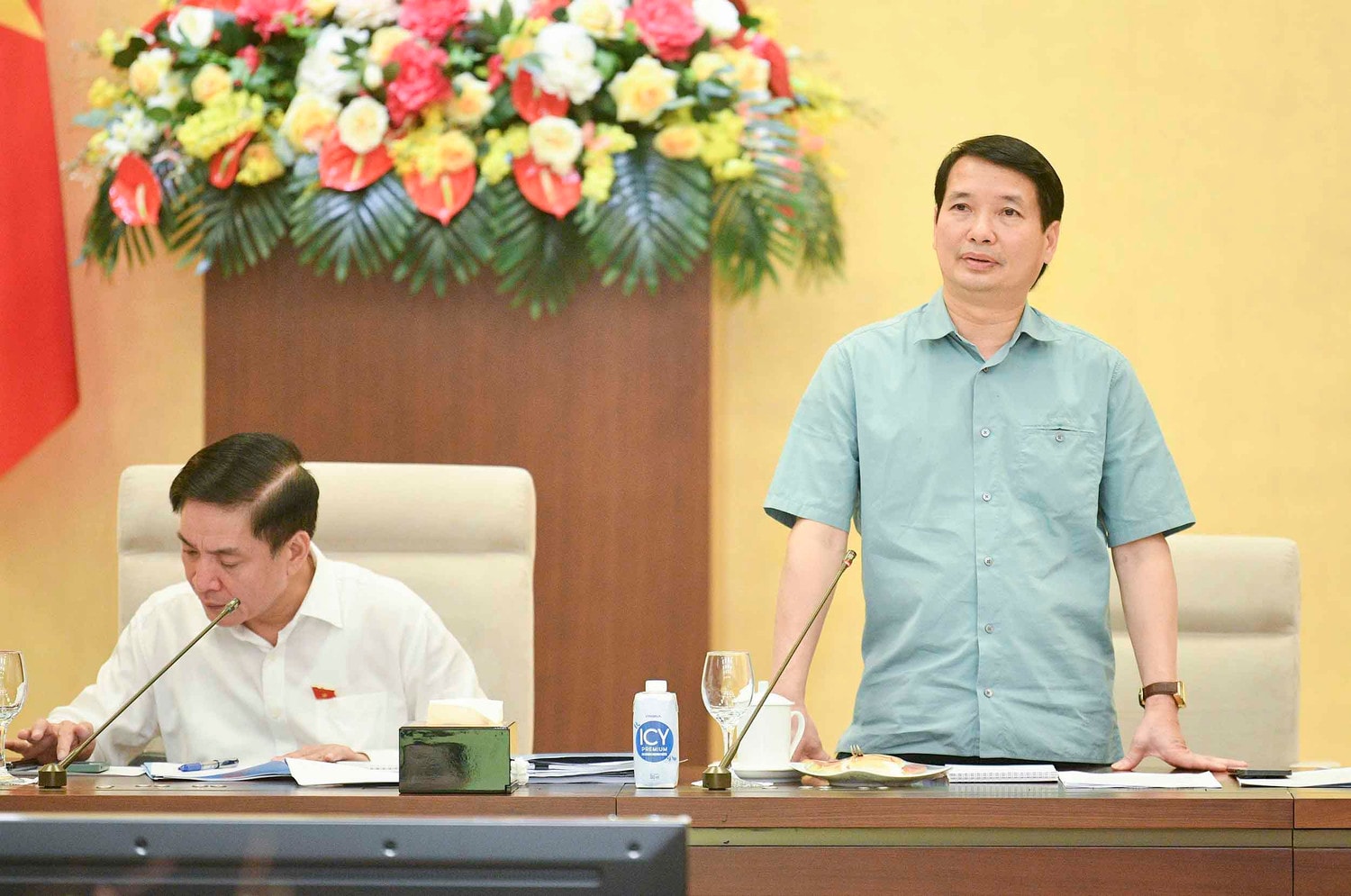 Phó Chủ nhiệm VPQH, Trợ lý Chủ tịch Quốc hội Phạm Thái Hà phát biểu