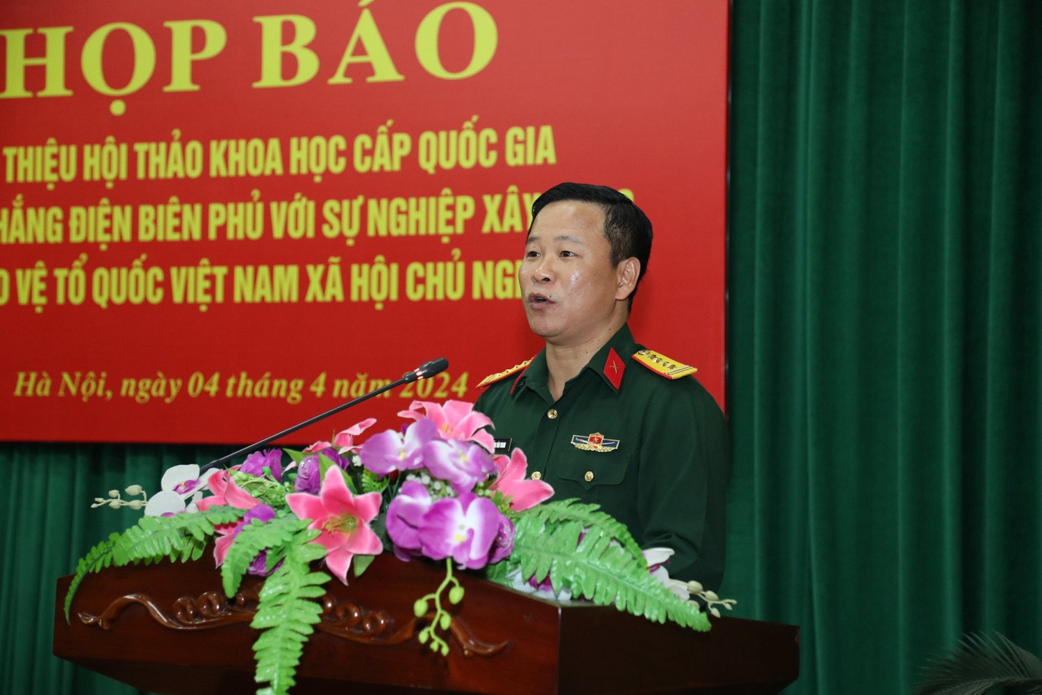 Họp báo giới thiệu Hội thảo “Chiến thắng Điện Biên Phủ với sự nghiệp xây dựng và bảo vệ Tổ quốc Việt Nam xã hội chủ nghĩa” -0