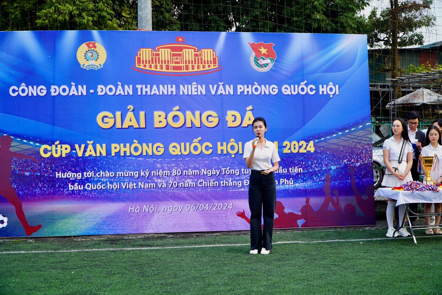 Đội bóng Báo Đại biểu Nhân dân vô địch Cup Văn phòng Quốc hội năm 2024 -0