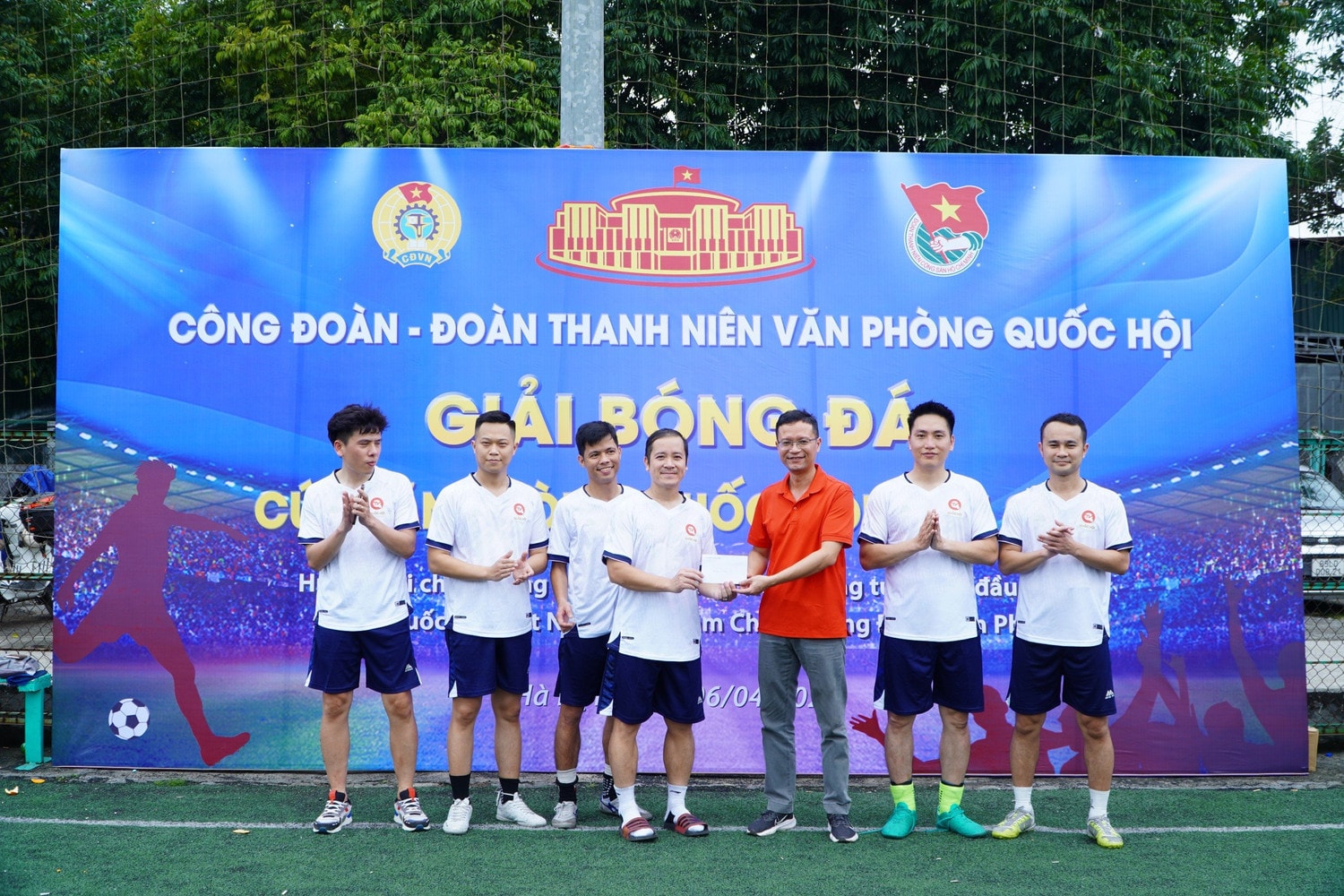 Đội bóng Báo Đại biểu Nhân dân vô địch Cup Văn phòng Quốc hội năm 2024 -0