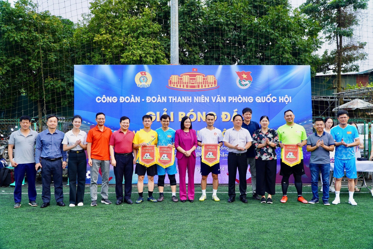Đội bóng Báo Đại biểu Nhân dân vô địch Cup Văn phòng Quốc hội năm 2024 -0