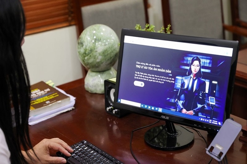 Trợ lý ảo pháp luật phục vụ ngành tòa án có thể mã hóa 10-15 bản án trong 30 phút. Nguồn: ITN