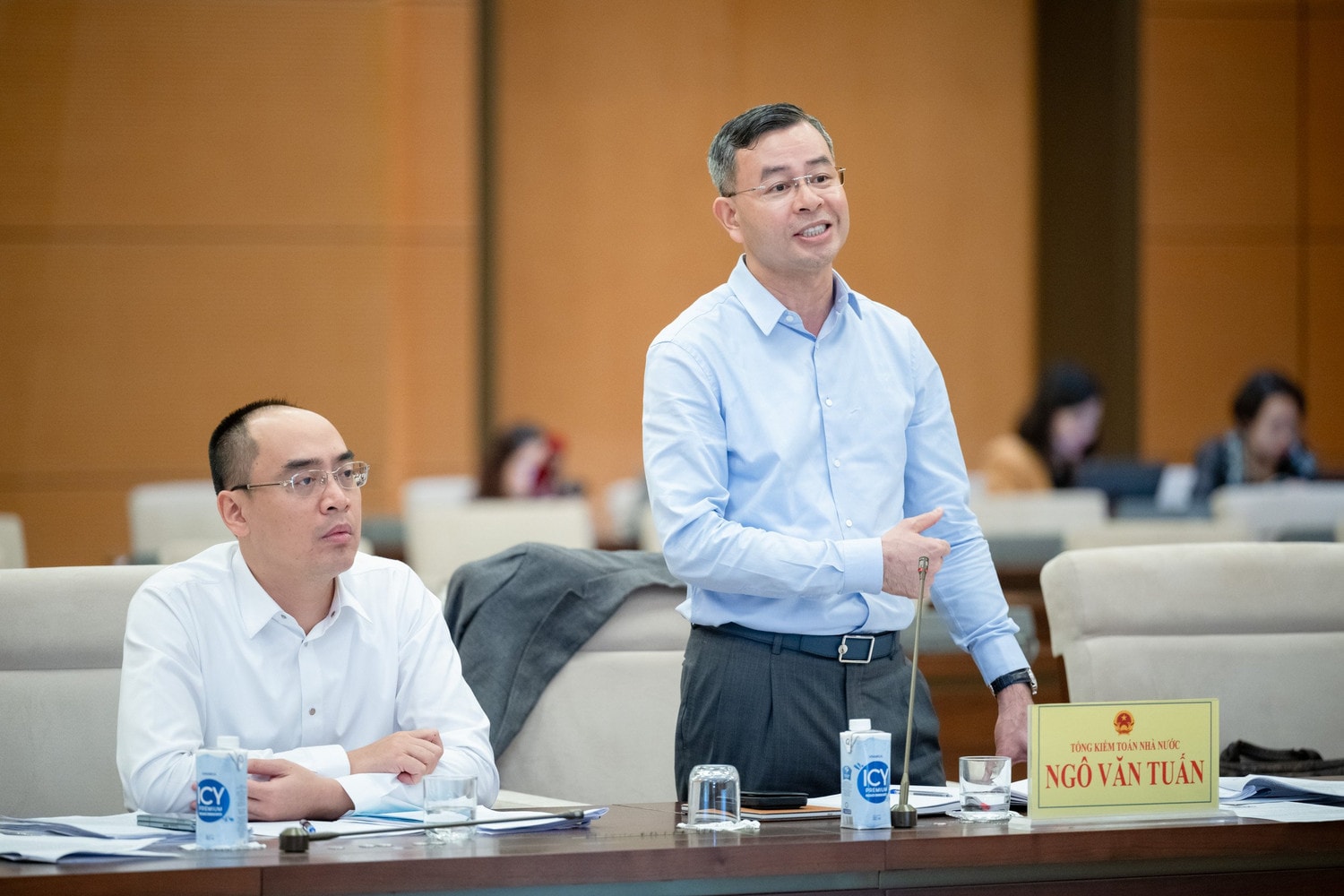 Thẩm tra Tờ trình xin ý kiến về tổ chức lại Trung tâm Tin học thuộc Kiểm toán nhà nước -1