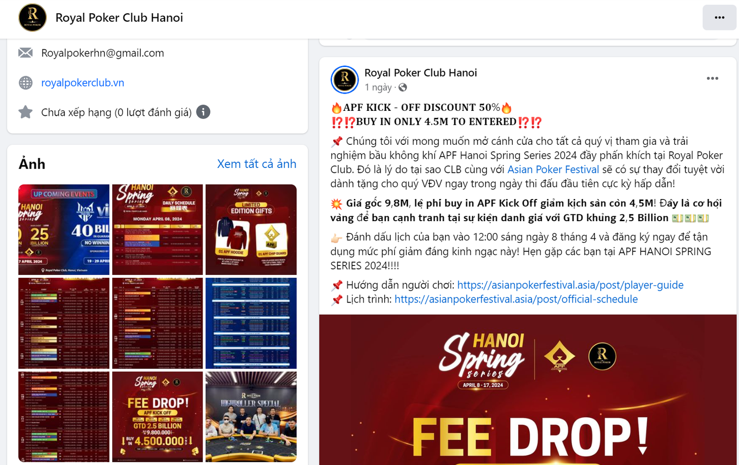 Hà Nội: Người chơi ngỡ ngàng vì giải đấu Poker hoành tráng “hủy kèo” vào phút chót -0