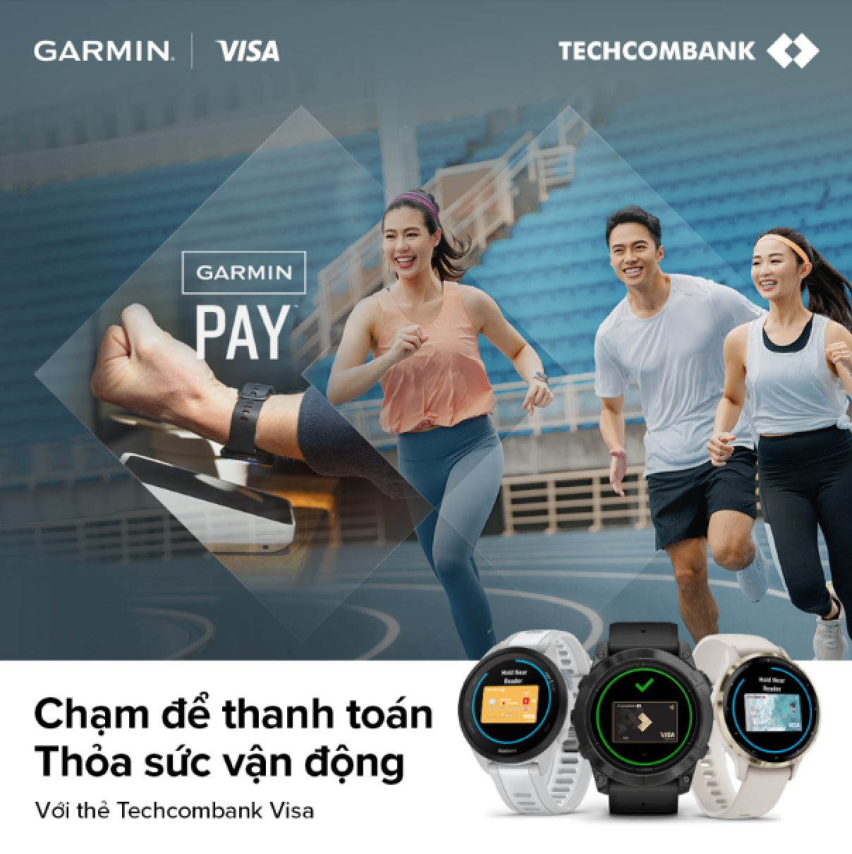 Techcombank mang trải nghiệm thanh toán một chạm Garmin Pay đến với người dùng -0