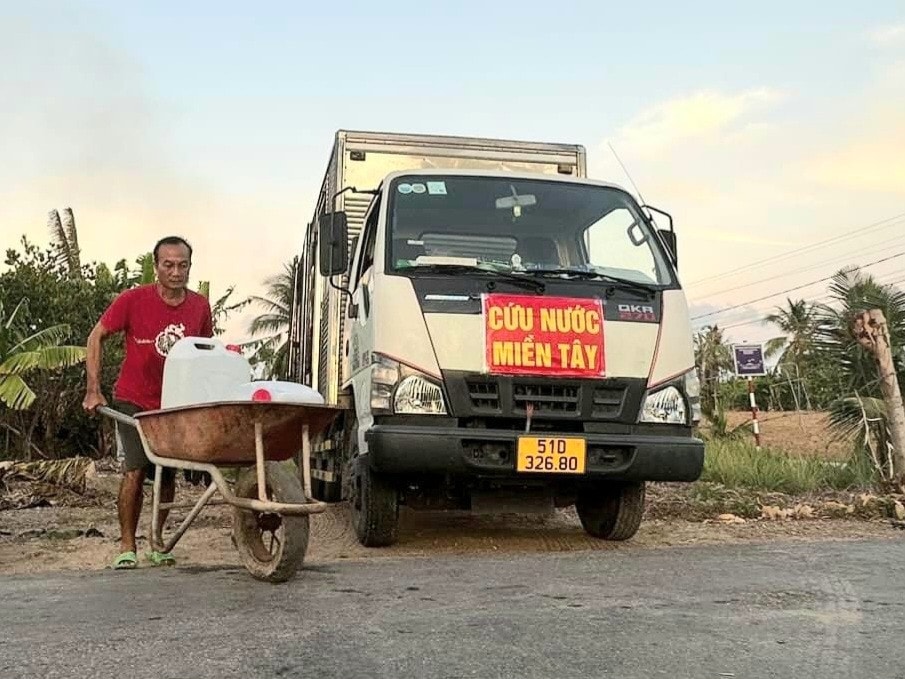 Tiền Giang: Huyện Tân Phú Đông “gồng mình” ứng phó với hạn mặn