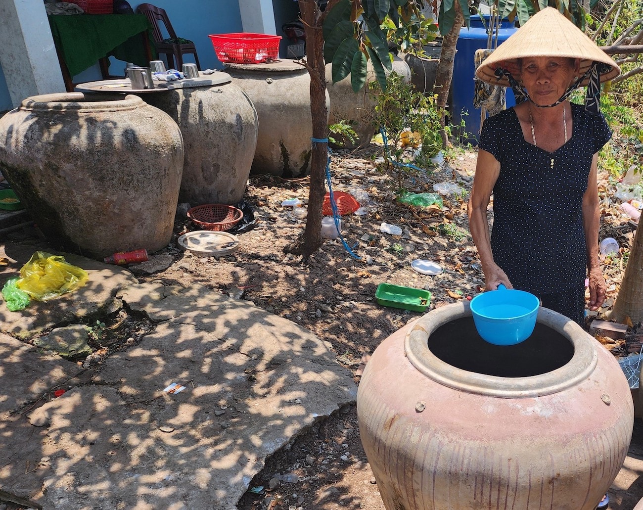 Tiền Giang: Huyện Tân Phú Đông “gồng mình” ứng phó với hạn mặn