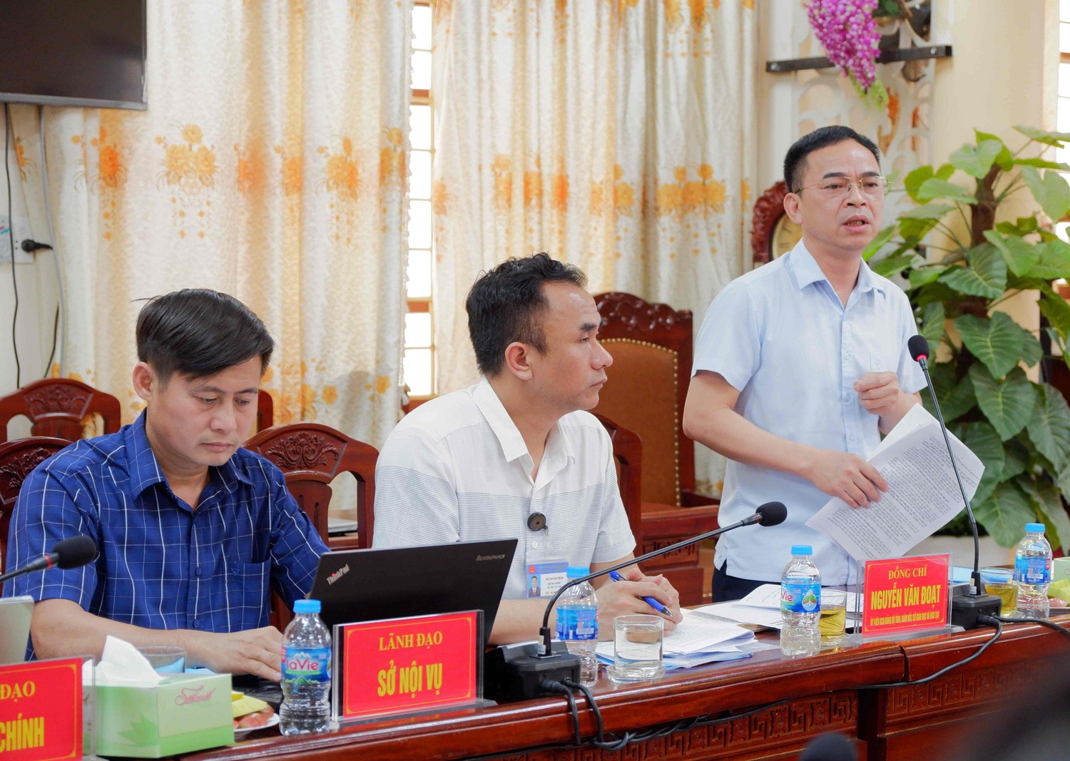Đoàn khảo sát của Ủy ban Văn hóa, Giáo dục làm việc với Sở Giáo dục và Đào tạo Điện Biên -0