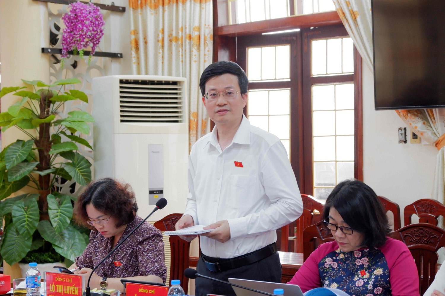 Đoàn khảo sát của Ủy ban Văn hóa, Giáo dục làm việc với Sở Giáo dục và Đào tạo Điện Biên -1