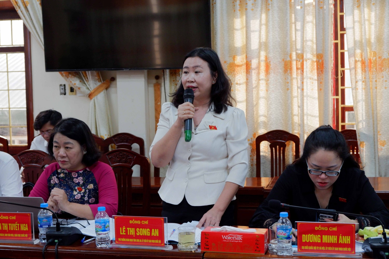 Đoàn khảo sát của Ủy ban Văn hóa, Giáo dục làm việc với Sở Giáo dục và Đào tạo Điện Biên -3