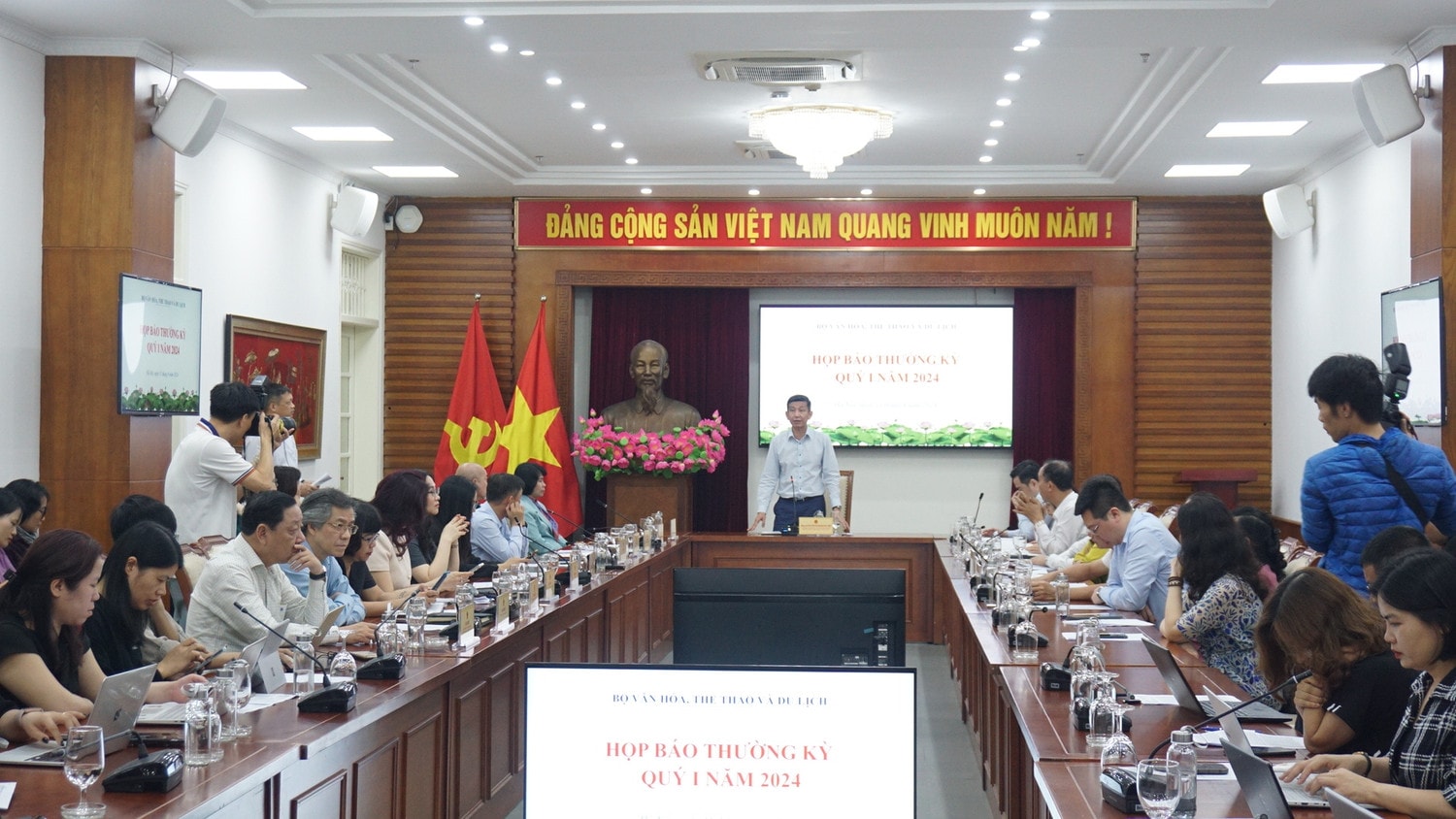 Bộ Văn hóa, Thể thao và Du lịch tổ chức họp báo thường kỳ quý I -0