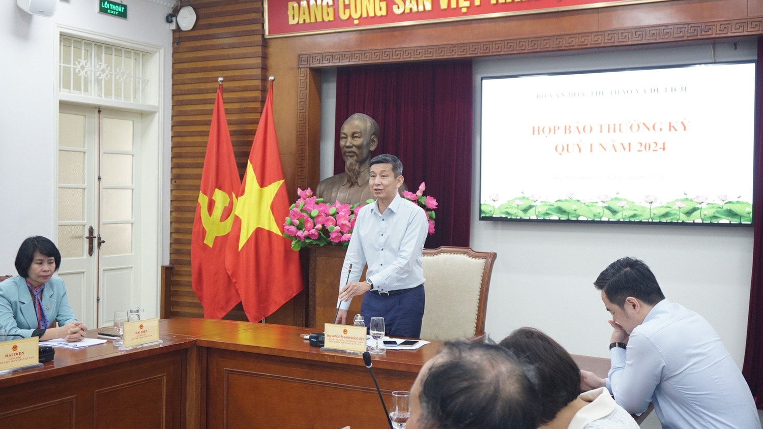 Bộ Văn hóa, Thể thao và Du lịch tổ chức họp báo thường kỳ quý I -0