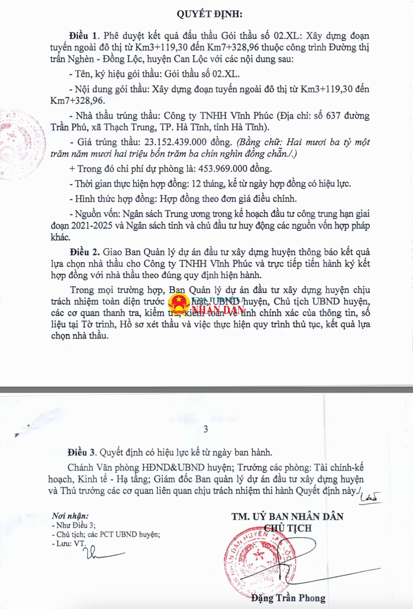 Vụ bê tông “trộn lẫn với bùn” tại dự án hơn 70 tỷ đồng ở Hà Tĩnh: Công ty TNHH Vĩnh Phúc là doanh nghiệp “quen mặt”, một ngày trúng hai gói thầu trị giá 235 tỷ đồng -0