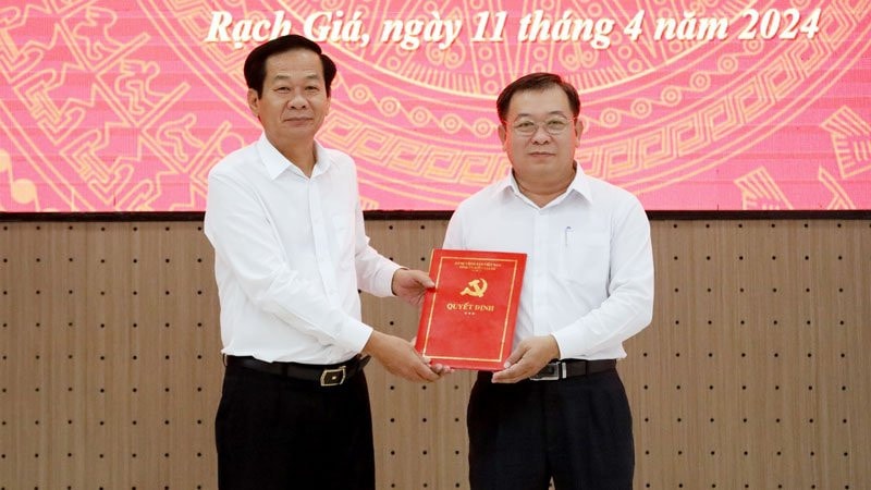 Kiên Giang điều động 2 Ủy viên Ban Thường vụ Tỉnh ủy giữ chức vụ mới 