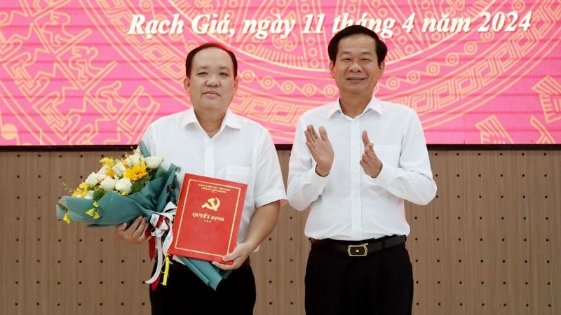Kiên Giang điều động 2 Ủy viên Ban Thường vụ Tỉnh ủy giữ chức vụ mới 
