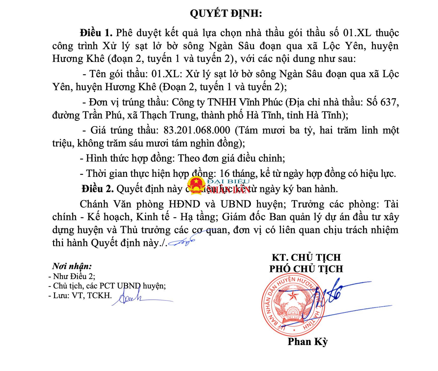 Vụ bê tông “trộn lẫn với bùn” tại dự án hơn 70 tỷ đồng ở Hà Tĩnh: Công ty TNHH Vĩnh Phúc là doanh nghiệp “quen mặt”, một ngày trúng hai gói thầu trị giá 235 tỷ đồng -0