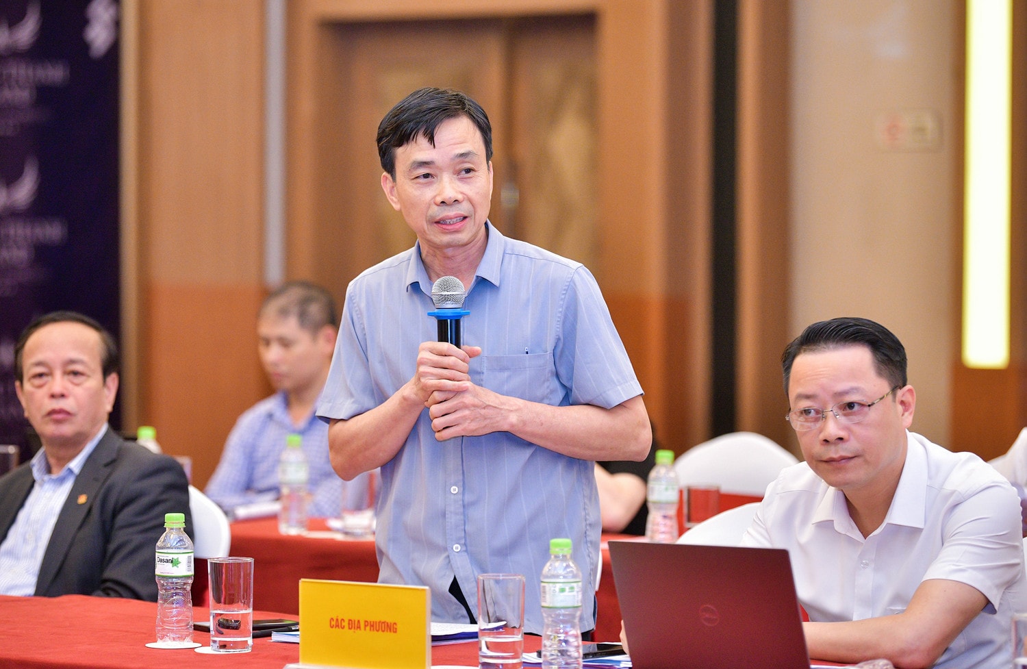 Đại diện Ban Dân tộc tỉnh Lào Cai - Ảnh H.Ngọc