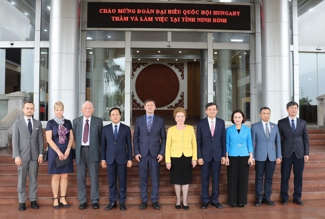 Phó Chủ tịch thứ nhất Quốc hội Hungary Márta Mátrai thăm và làm việc tại tỉnh Ninh Bình ảnh 2