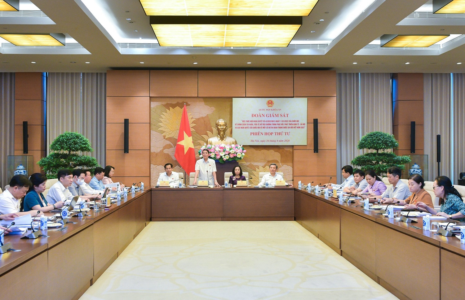 Toàn cảnh phiên họp thứ tư của Đoàn giám sát