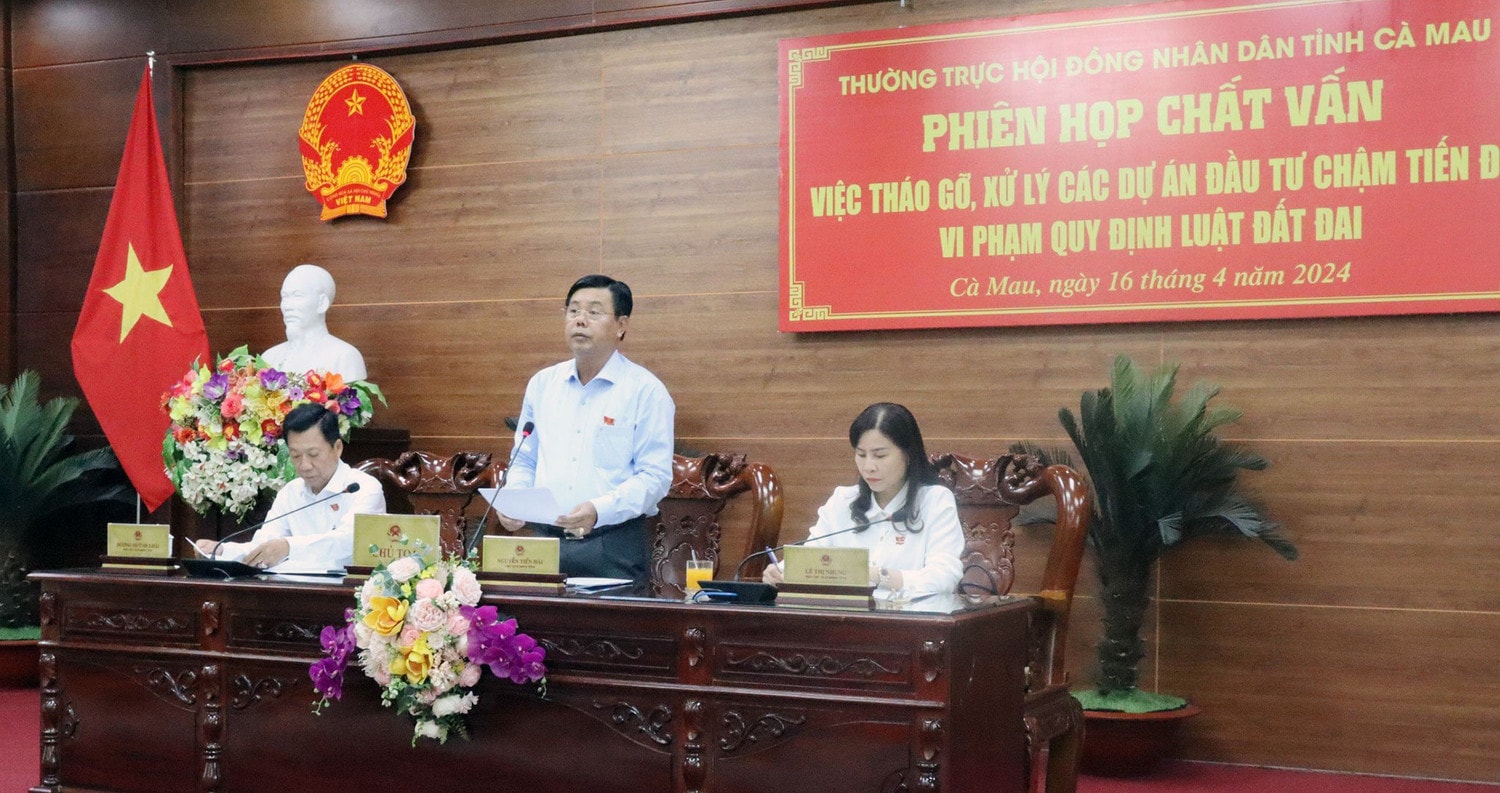 HĐND tỉnh Cà Mau thông qua 5 nghị quyết tại Kỳ họp chuyên đề -0