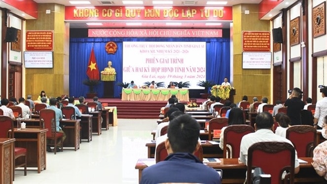 Một phiên giải trình của Thường trực HĐND tỉnh Gia Lai Ảnh: Thu Thảo