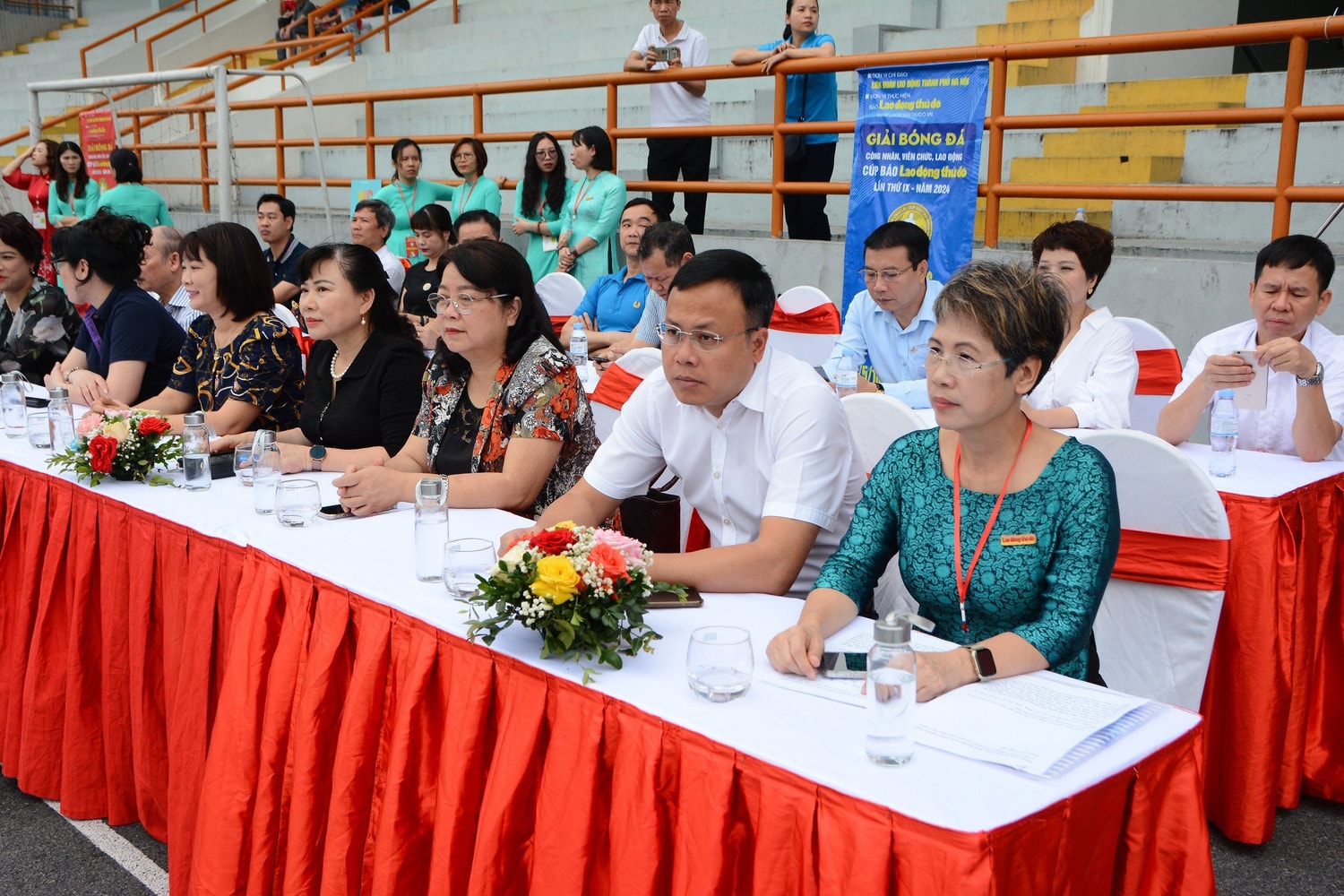 22 đội bóng tranh Cúp Báo Lao động Thủ đô lần thứ IX năm 2024 -0