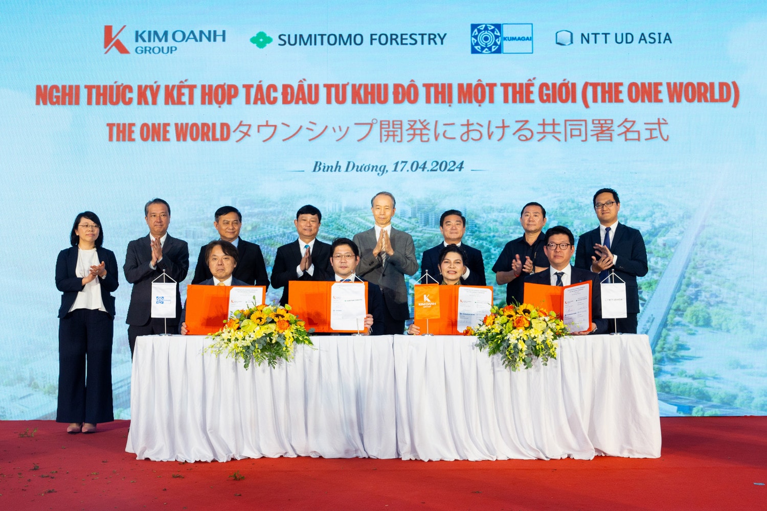 Lễ ký kết hợp tác đầu tư khu đô thị Một Thế Giới – The One World