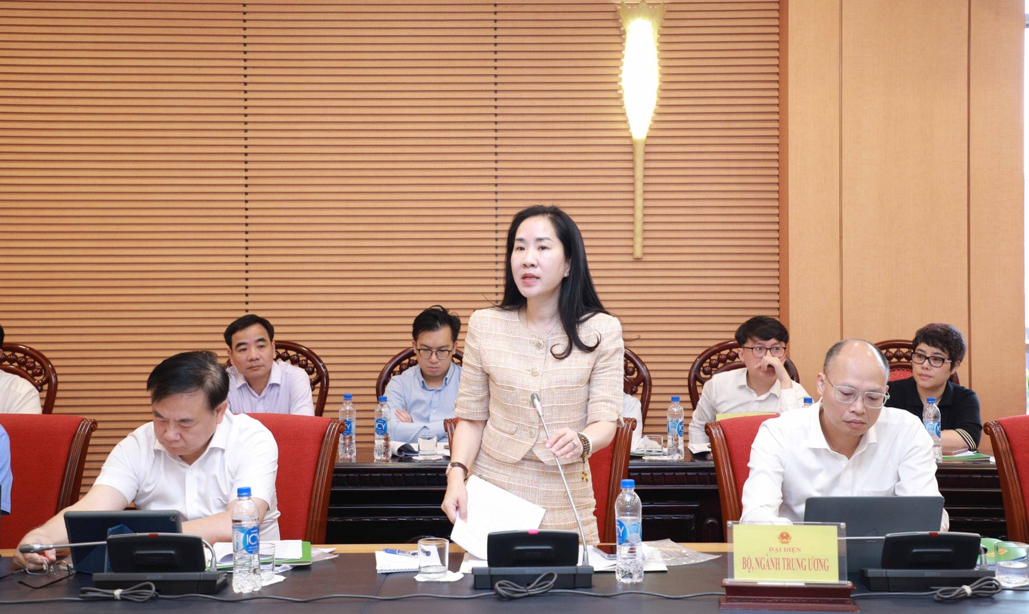 Phó Chủ nhiệm Ủy ban Kinh tế Đoàn Thị Thanh Mai phát biểu Quản lý sử dụng tiết kiệm, hiệu quả khoáng sản, hướng tới mục tiêu phát triển bền vững -0