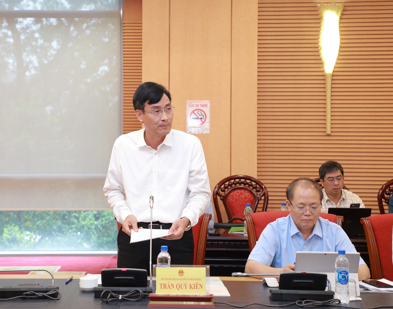 Thứ trưởng Bộ Tài nguyên và Môi trường Trần Quý Kiên phát biểu Quản lý sử dụng tiết kiệm, hiệu quả khoáng sản, hướng tới mục tiêu phát triển bền vững -0