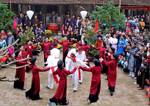 Hát Xoan gắn với tín ngưỡng thờ cúng Hùng Vương. Ảnh: Thế giới Di sản
