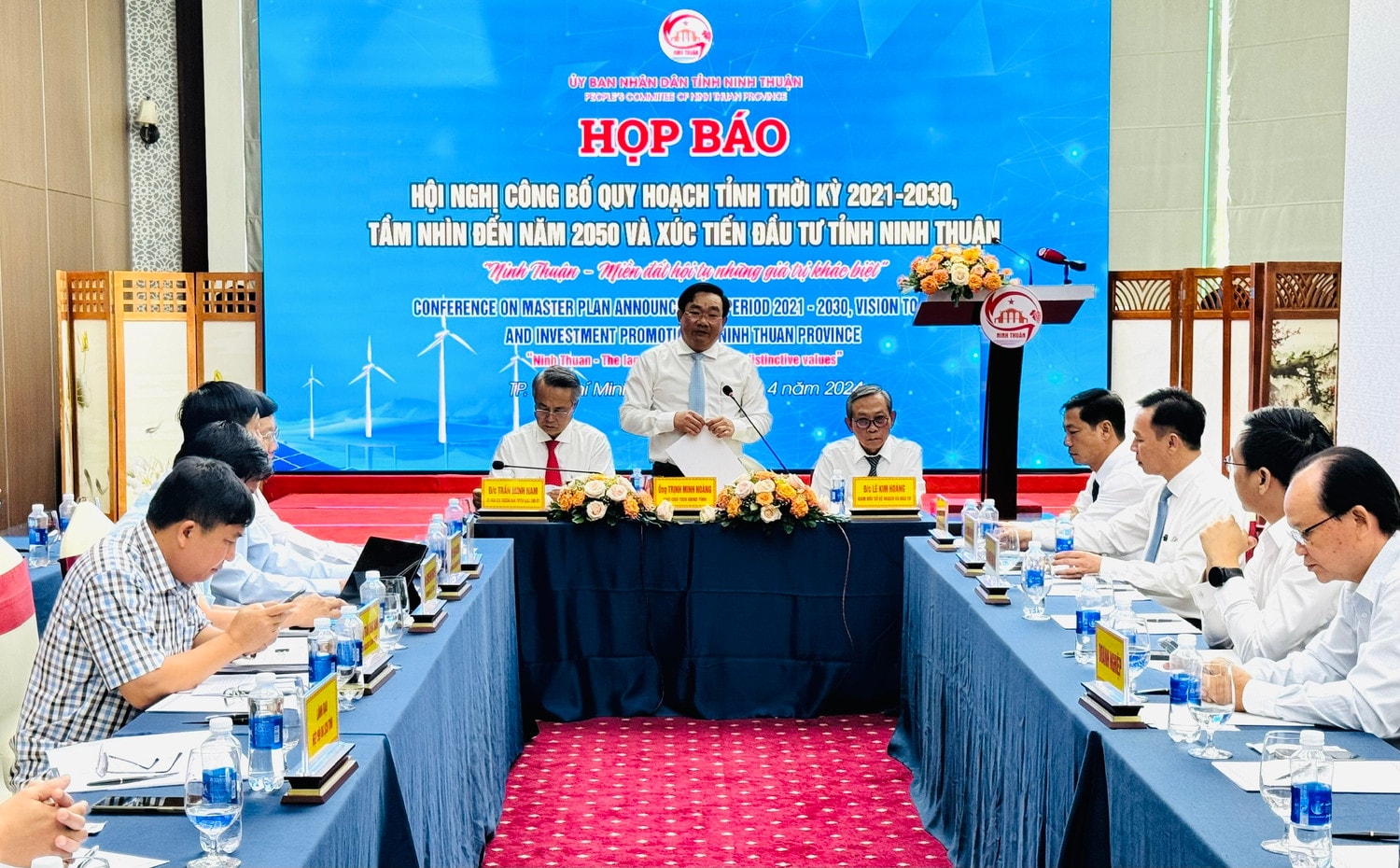 Họp báo Công bố Quy hoạch và Xúc tiến đầu tư tỉnh Ninh Thuận năm 2024 -0