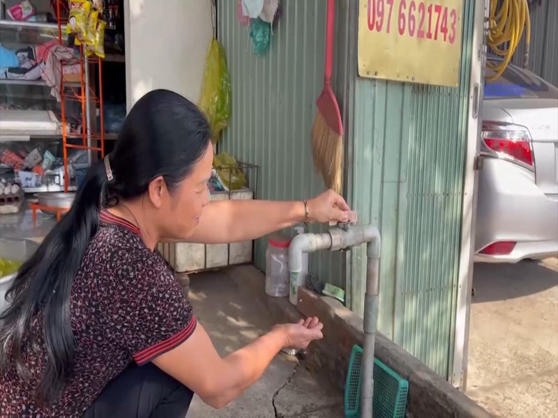 Người dân thiếu nước sinh hoạt tại Lâm Đồng