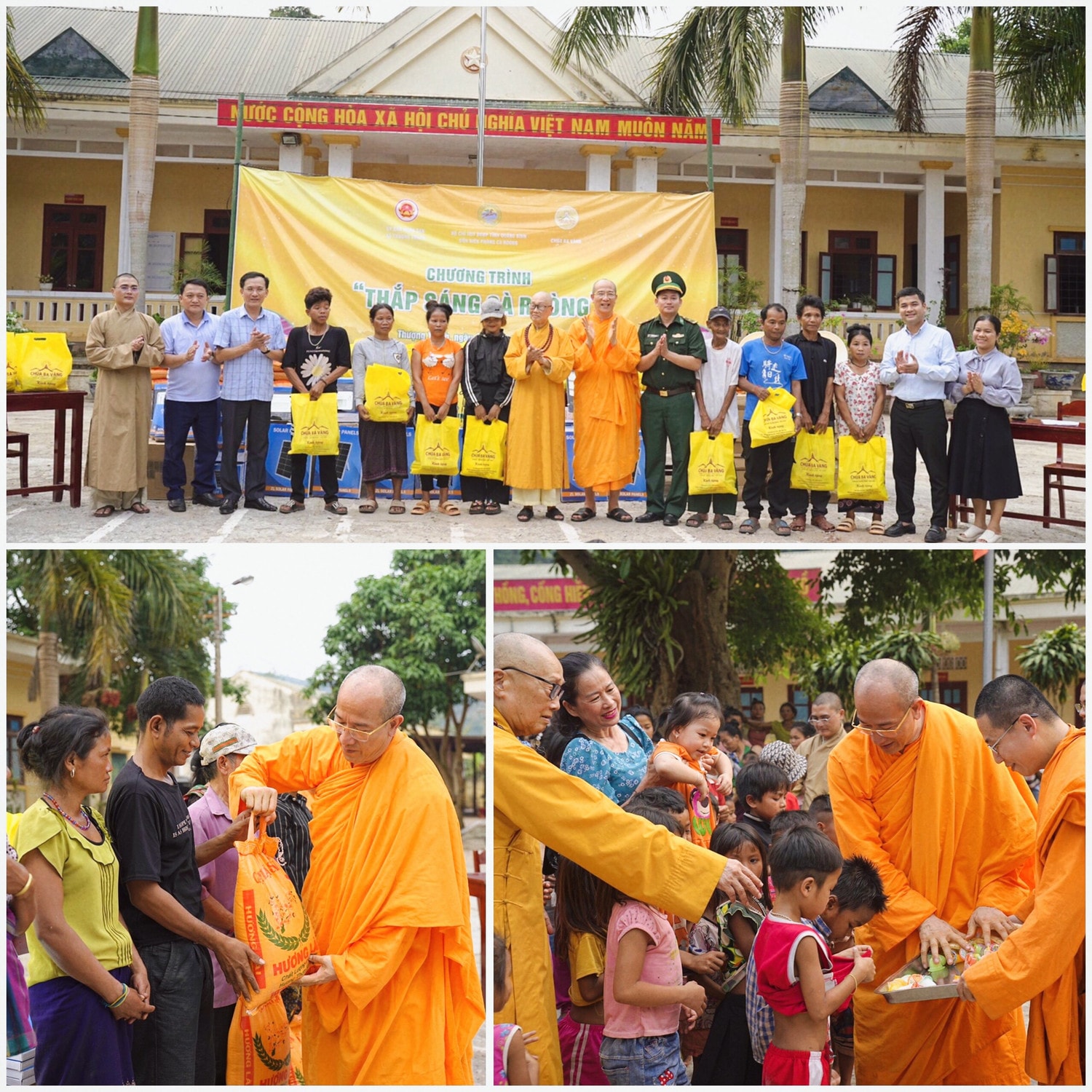 Chùa Ba Vàng chung tay vì đời sống đồng bào Ma Coong - 0
