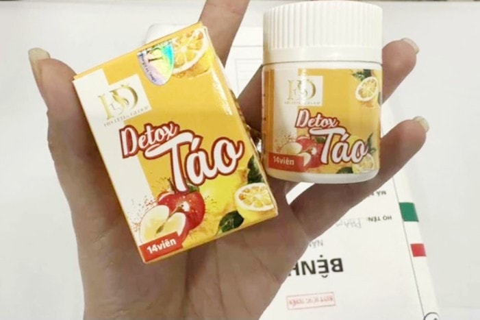 Bộ Y tế cảnh báo sản phẩm Detox Táo hỗ trợ giảm cân chứa chất cấm Sibutramin -0