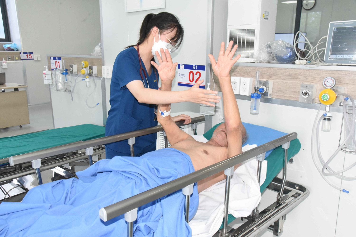 Bệnh viện Đại học Y Hà Nội - Cơ sở Hoàng Mai bắt đầu nhận bệnh nhân điều trị nội trú -1