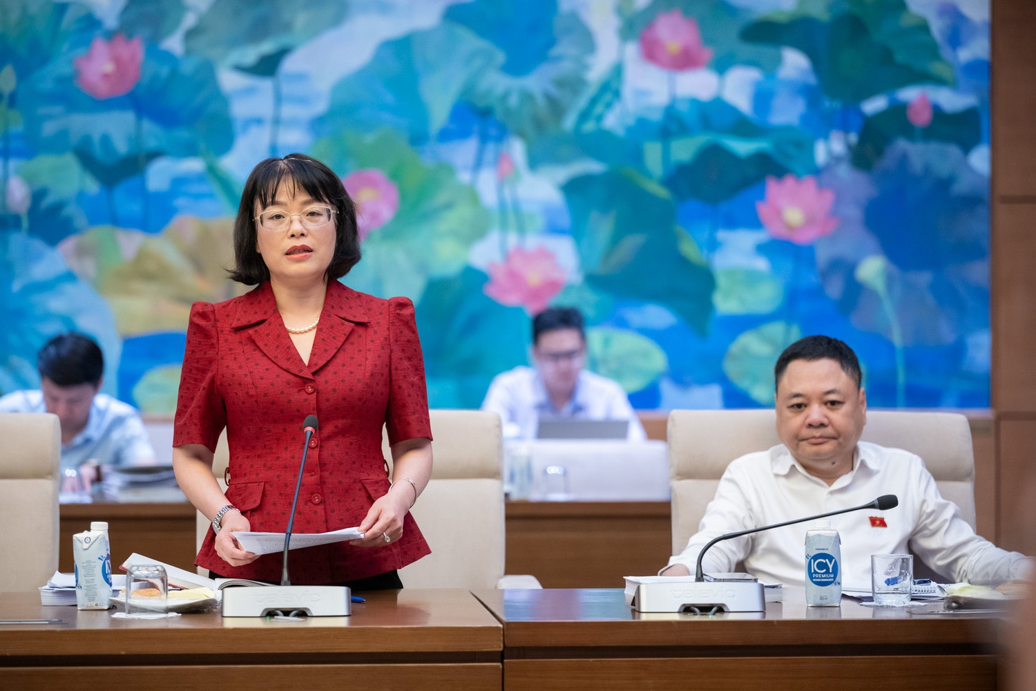 Phó Chủ tịch Thường trực Quốc hội Trần Thanh Mẫn chủ trì Phiên họp Đoàn giám sát về quản lý thị trường bất động sản và phát triển nhà ở xã hội -0