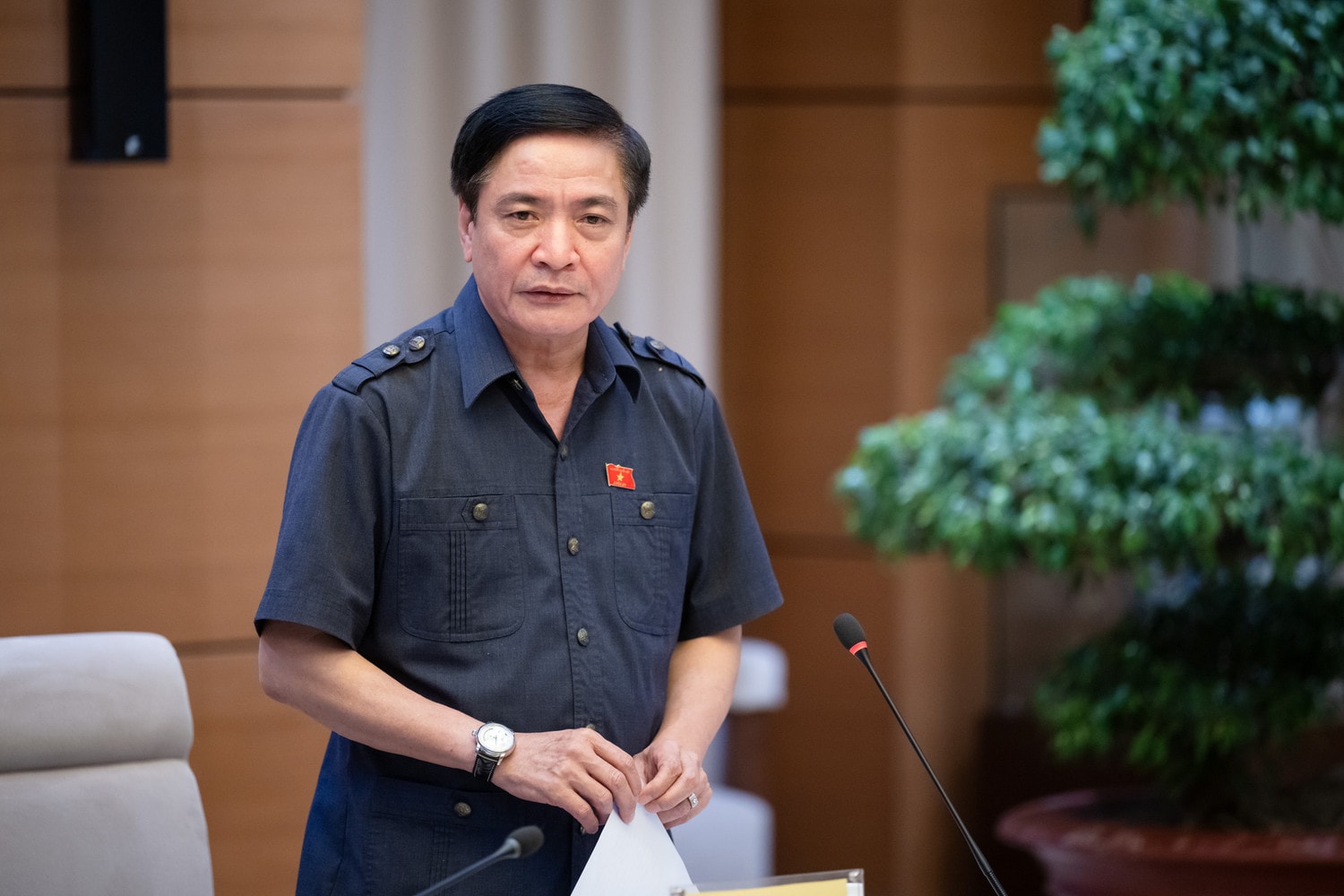Phó Chủ tịch Thường trực Quốc hội Trần Thanh Mẫn chủ trì Phiên họp Đoàn giám sát về quản lý thị trường bất động sản và phát triển nhà ở xã hội -0