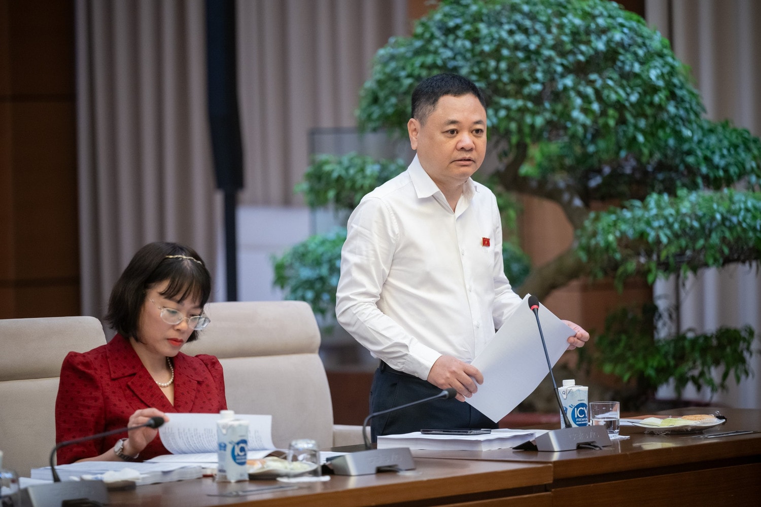 Phó Chủ tịch Thường trực Quốc hội Trần Thanh Mẫn chủ trì Phiên họp Đoàn giám sát về quản lý thị trường bất động sản và phát triển nhà ở xã hội -0
