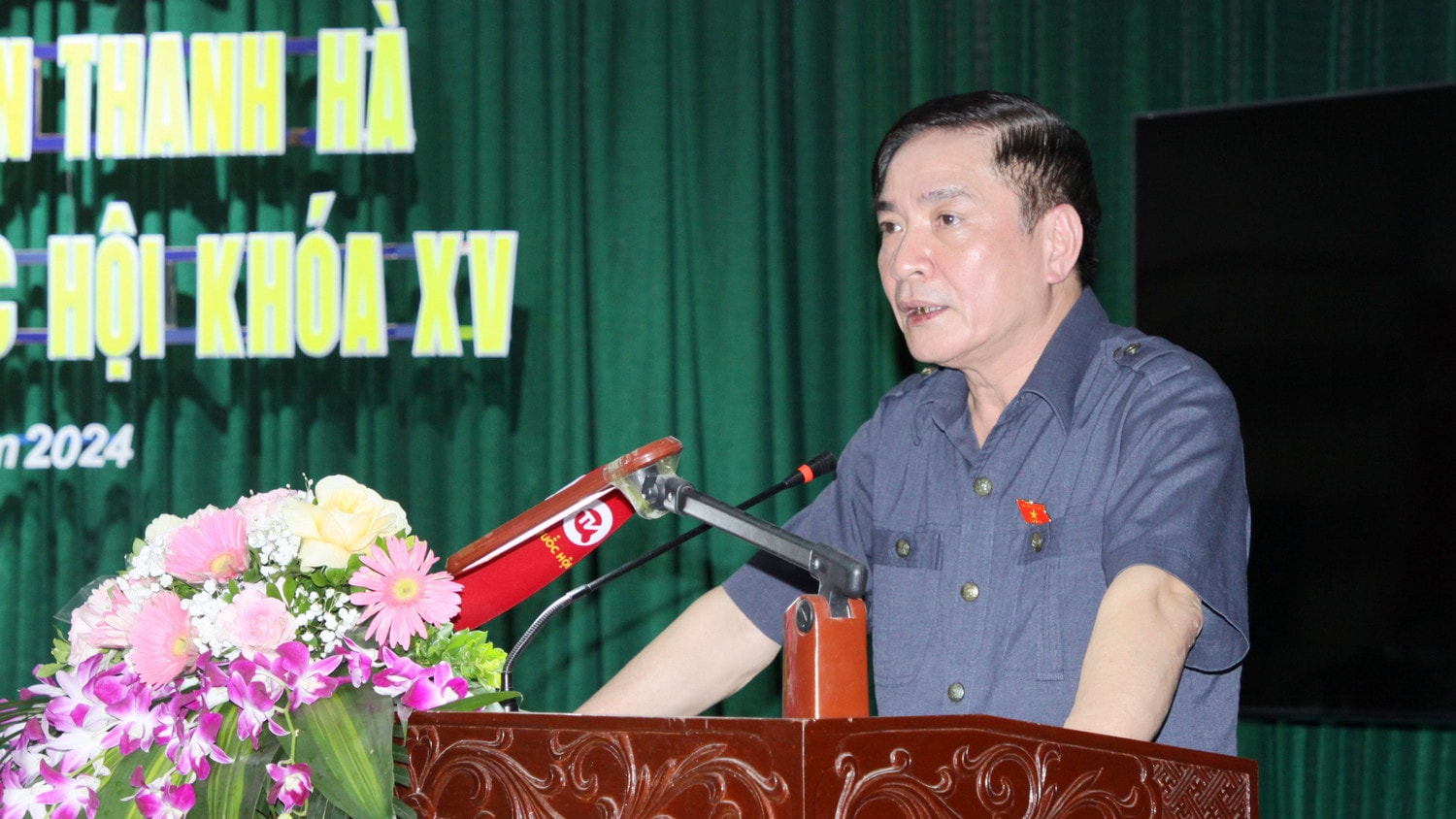 Tổng Thư ký Quốc hội, Chủ nhiệm Văn phòng Quốc hội Bùi Văn Cường tiếp xúc cử tri tại tỉnh Hải Dương -0