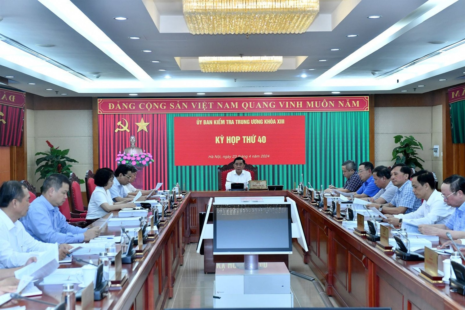 Ủy ban Kiểm tra Trung ương họp Kỳ thứ 40 -0