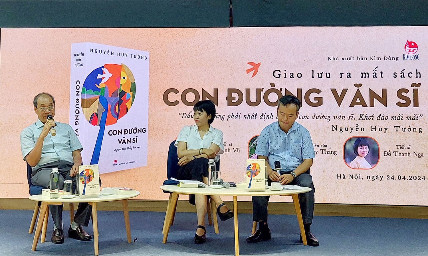 Ông Nguyễn Huy Thắng chia sẻ về cuốn sách "Con đường văn sĩ", nhật ký của cha mình - nhà văn Nguyễn Huy Tưởng, giai đoạn 1938 - 1945