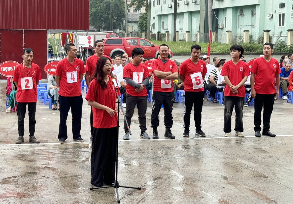 13 đội tuyển tham dự Hội thi nghiệp vụ chữa cháy và cứu nạn, cứu hộ Tổ liên gia an toàn phòng cháy, chữa cháy năm 2024
