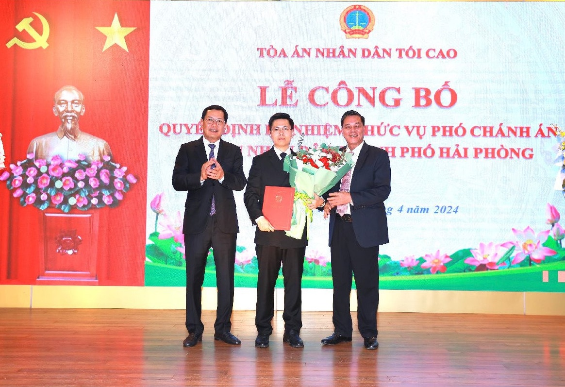 Ông Phạm Xuân Duy được bổ nhiệm Phó Chánh án TAND thành phố Hải Phòng -0