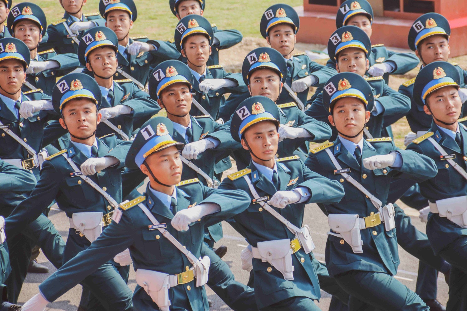 Hợp luyện diễu binh chào mừng Lễ Kỷ niệm 70 năm Chiến thắng Điện Biên Phủ -2