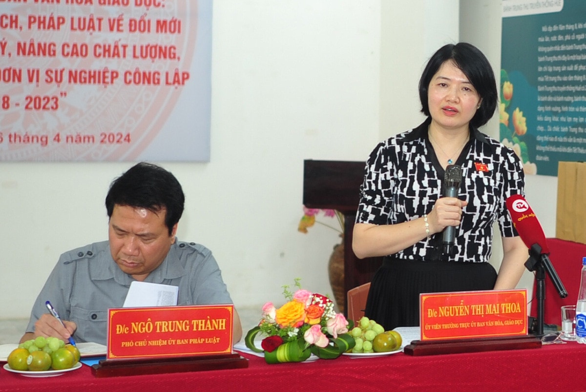 Đoàn giám sát của Ủy ban Thường vụ Quốc hội làm việc với Trung tâm Văn hóa, Thông tin và Thể thao Thành phố Huế -0